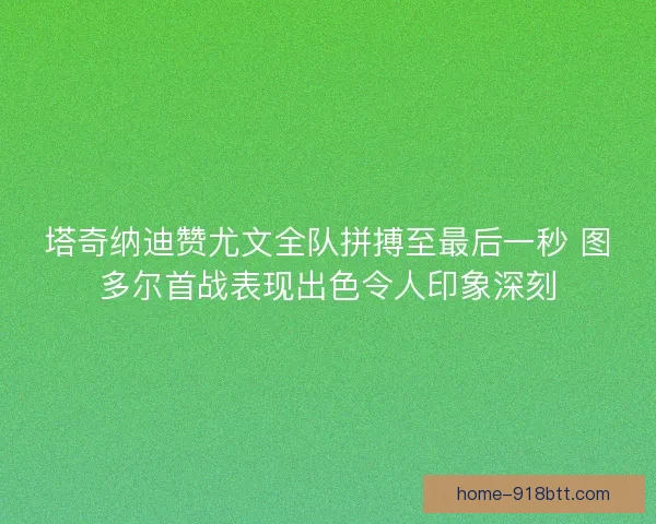 塔奇纳迪赞尤文全队拼搏至最后一秒 图多尔首战表现出色令人印象深刻
